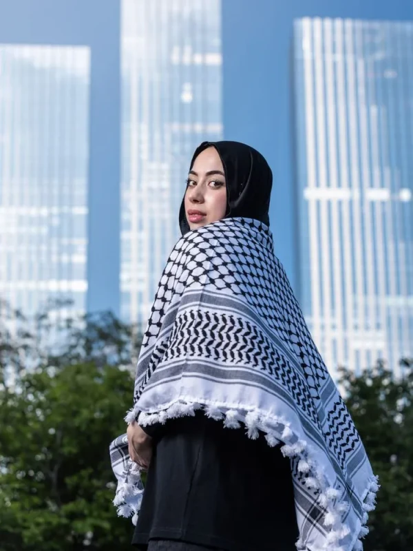 Heritage Keffiyeh (Black/White)