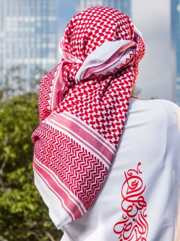 Solidarity Keffiyeh (Red/White)